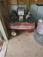 Sanborn dial-o-matic air compressor. Not tested