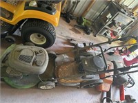 Club cadet and Law boy push mowers not tested at