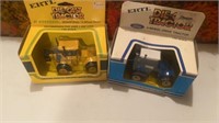 2 ERTL DIE CAST TRACTORS FORD AND STEIGER