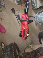 Shop series 10" rechargeable chainsaw. Not tested