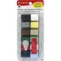 12-Pk Singer Thread Assorted Colors