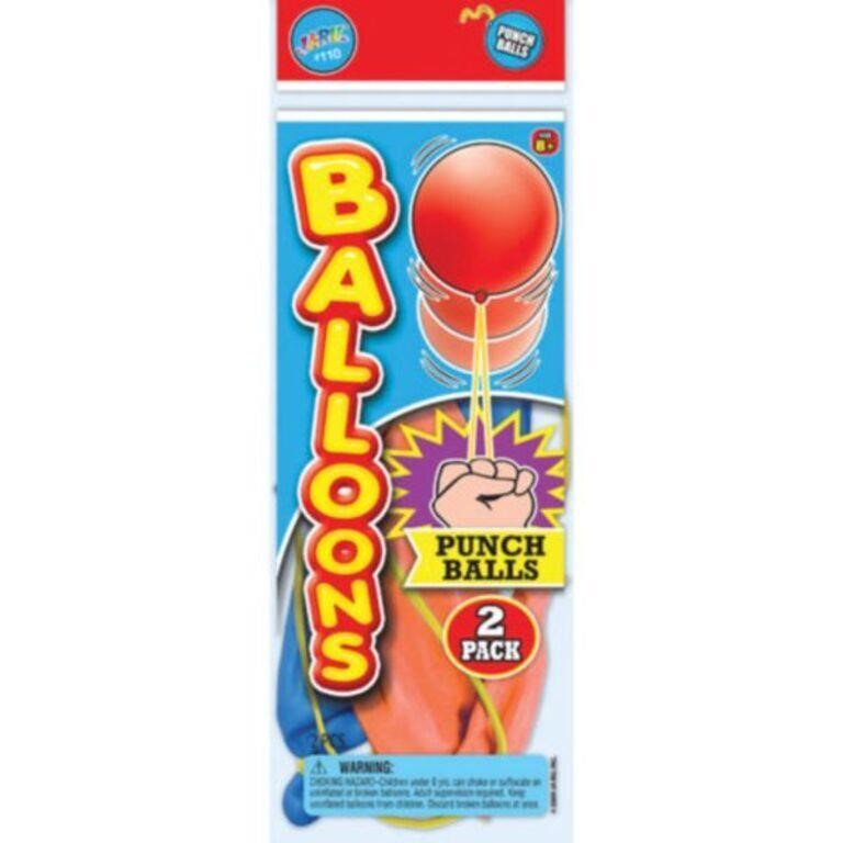 (3) 2-Pk Ja-Ru Punch Balls Play Balloons