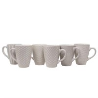 6-Pk Gourmet Basics Stoneware Mugs