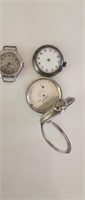 3 SILVER  WATCHES 
2 POCKET WATCHES
1 WATCH