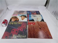 6 disques vinyles 33t dont Pat Benator, Cyndi