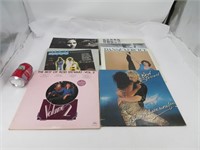6 disques vinyles 33t dont Rod Stewart