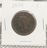1850 VG LARGE CENT