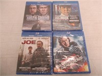 Lot of 4 Assorted BluRay Movies