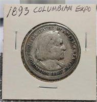 1893 XF COLUMBIAN HALF DOLLAR