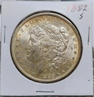 1882-S MS 62 MORGAN SILVER DOLLAR