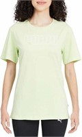 Puma Women's XL Boyfriend T-shirt, Green Extra