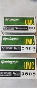 3 FULL BOXES 150 ROUNDS REMINGTON  357 MAG AND 38