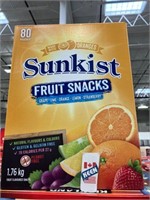 80-Pk Sunkist Fruit Snacks, Assorted Flavours