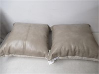 (2) 22"x22" Studiochic Decorative Cushion