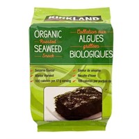 9-Pk Kirkland Signature Organic Roasted Seaweed