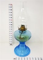 Queen Anne No. 2 Blue Oil Lamp