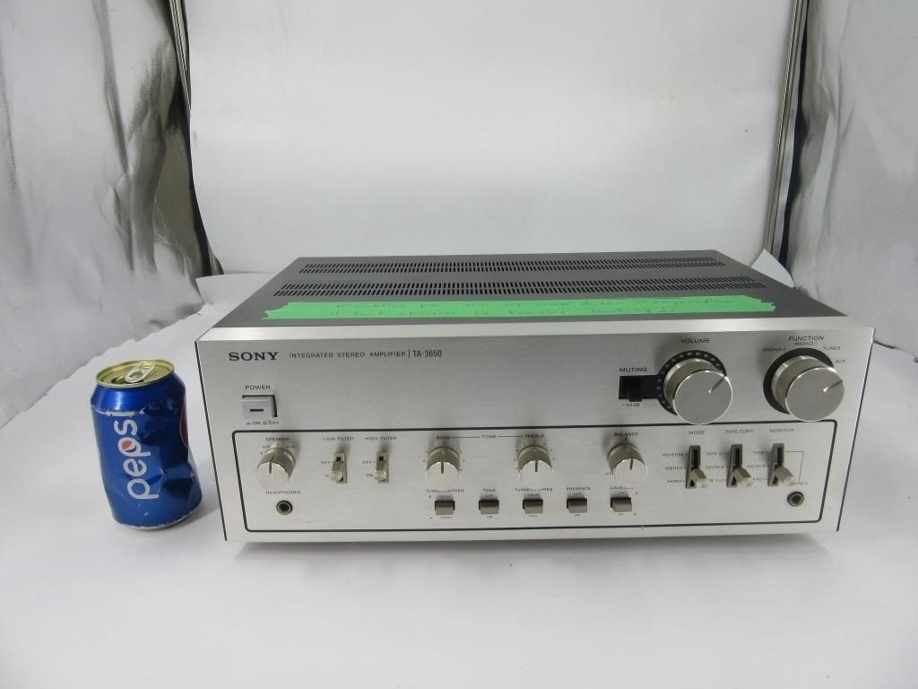 SONY Integrated Stereo Amplifier model TA-3650