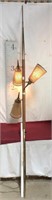 MCM Walnut Pole Lamp