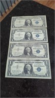 1957 UNITED STATES OF AMERICA DOLLAR BILLS