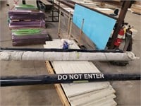 10.33' "DO NOT ENTER" Clearance bars