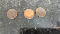 1 PENNY IS FROM 1880 - 1 IS FROM 1884- 1 IS FROM
