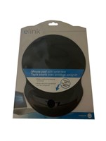 elink Mouse Pad with Wrist Rest, Black