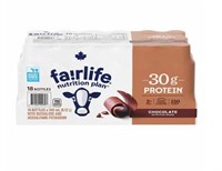 16 x 340 mL Fairlife Chocolate Protein Shake