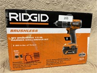 Ridgid 18v 1/2" hammer drill / driver kit