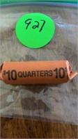 1 - $10 ROLL OF NY STATE QUARTERS