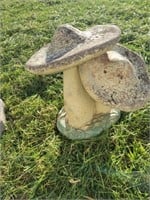 Mushroom Yard Ornament Statue