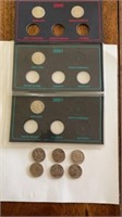 10 - STATE QUARTERS WITH 3 - 5 STATE QUARTERS