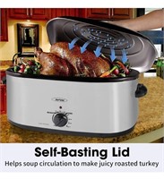 Electric Roaster, 18 Quart Roasting Oven with