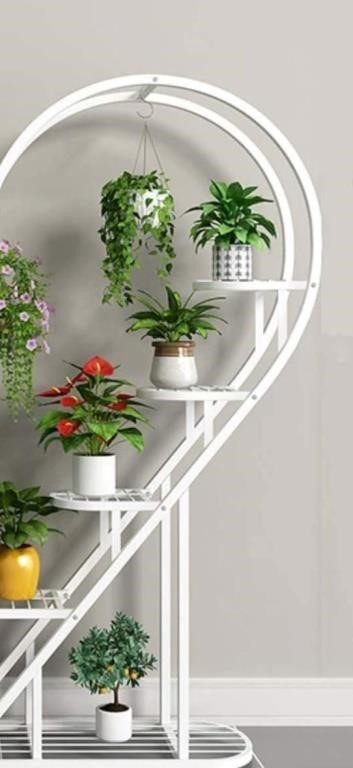 Tier Plant Stand, Multi-Purpose Curved Display