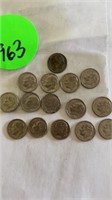 15 - DIMES DATED 1972-2007