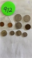 10 - COLLECTION OF VARIOUS COINS 
GERMANY,