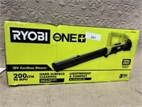 Ryobi 18v cordless blower