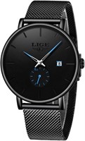 LIGE Men's Watches Simple Business Analog Quartz