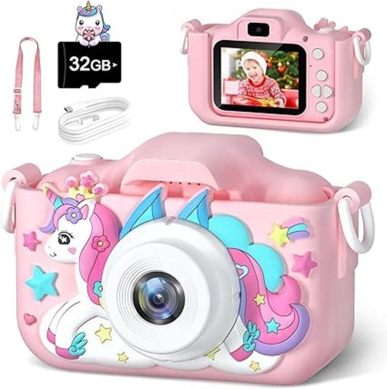 Anesky Kids Camera, Pink-Age 3+