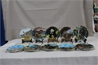 Ten collector plates "Last Of Their Kind: The