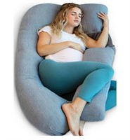 Pharmedoc Pregnancy Pillow U Shape Cooling Cover