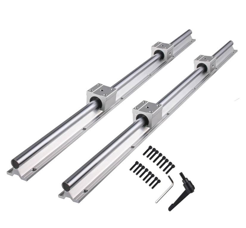 ANWOK Linear Rail Guide 2Pcs SBR16-2000mm with