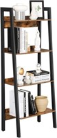 VASAGLE 4-Tier Home Office Ladder Bookshelf,