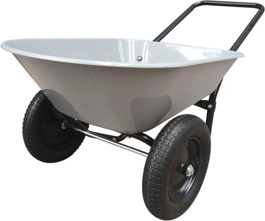 Garden Star 5 Cubic Foot Two Wheel Poly Tray