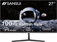 SANSUI 27 inch 100Hz IPS 1080P Computer Monitor