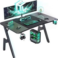 HL Direct 47 Inch Gamer Desk Carbon Fiber Surface