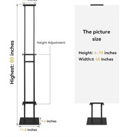 HUAZI Poster Stand for Display Double-Sided Heavy