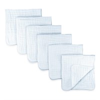 Pack of 6, Soft Burp Cloths for Babies