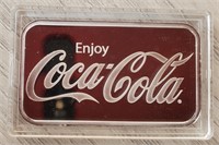 1 oz Silver Coca-Cola Bar (BU)