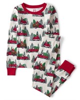 Adult Matching Family Truck Cotton Pajamas-S