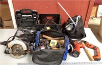 Assorted Lot of Power Tools and More